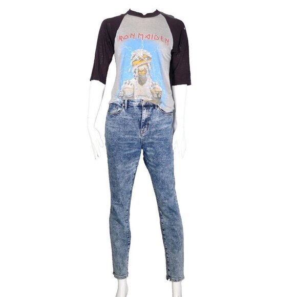 BDG Urban Outfitters Women's Size 28 Blue Acid Wash Twig High-Rise Skinny Jeans - Picture 10 of 10